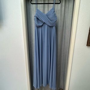 Floor length blue Tobi dress in size medium